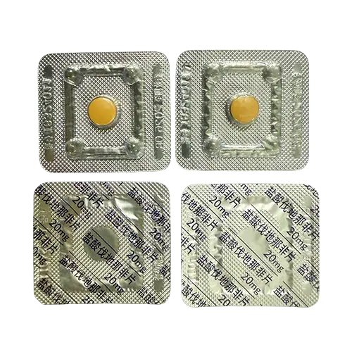 邦樂士鹽酸伐地那非20mg 藥板正反面展示